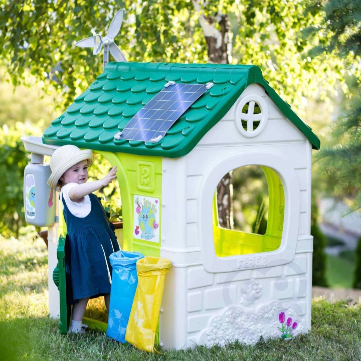 DOMEK OGRODOWY DZIECI EKOLOGICZNY NOWOCZESNY FEBER Materiał plastik