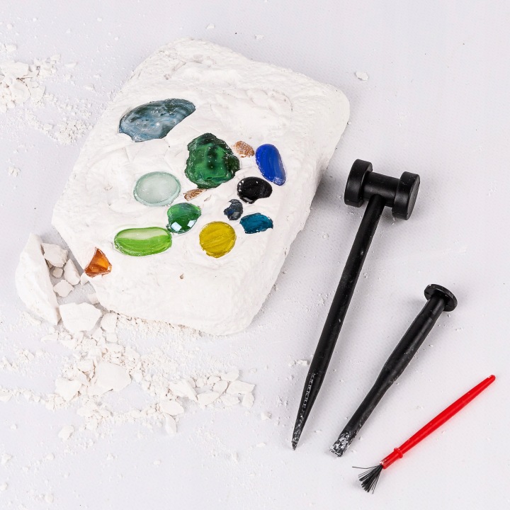 KOPALNIA KRYSZTAŁÓW DIAMENTÓW WYKOPALISKA ARCHELOG Materiał karton plastik inny