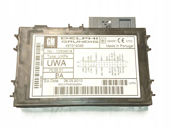Module Unité de contrôle BLUETOOTH 13304018 OPEL ANTARA