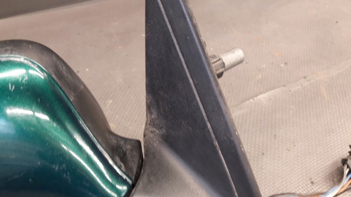 Right mirror Volkswagen Golf III green 5pin 10