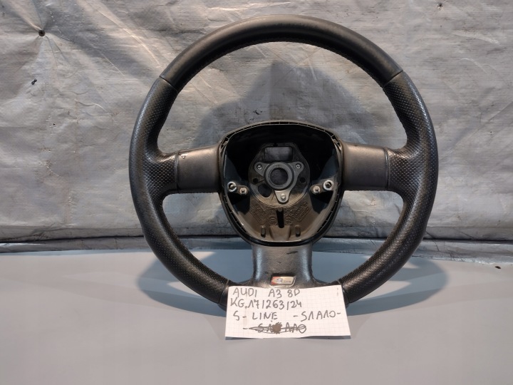 volante skorzana perforowana S-LINE Audi A3 8P 8P0419689A