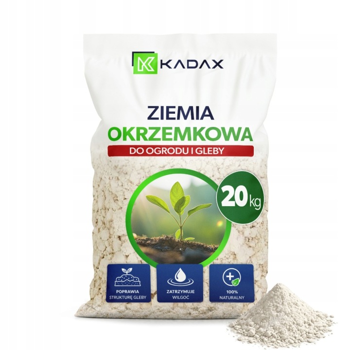 Křemelina 20 Kg Diatomitové Hnojivo Pro Rostlinnou Zahradu, Zlepšení Vývoje