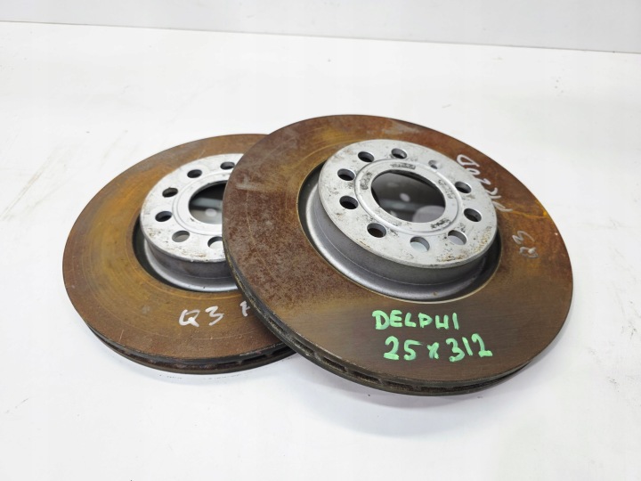 disc discs brake front AUDI Q3 8U 2.0 TDI DELPHI 25MM X 312MM
