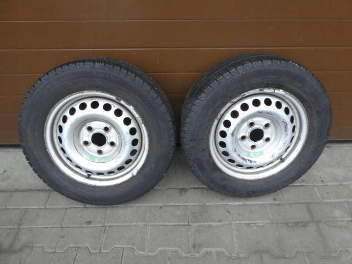 2X RUOTE CERCHI PNEUMATICI, GOMME KBA43738VW T5 T6 205/65/R16C 2020R