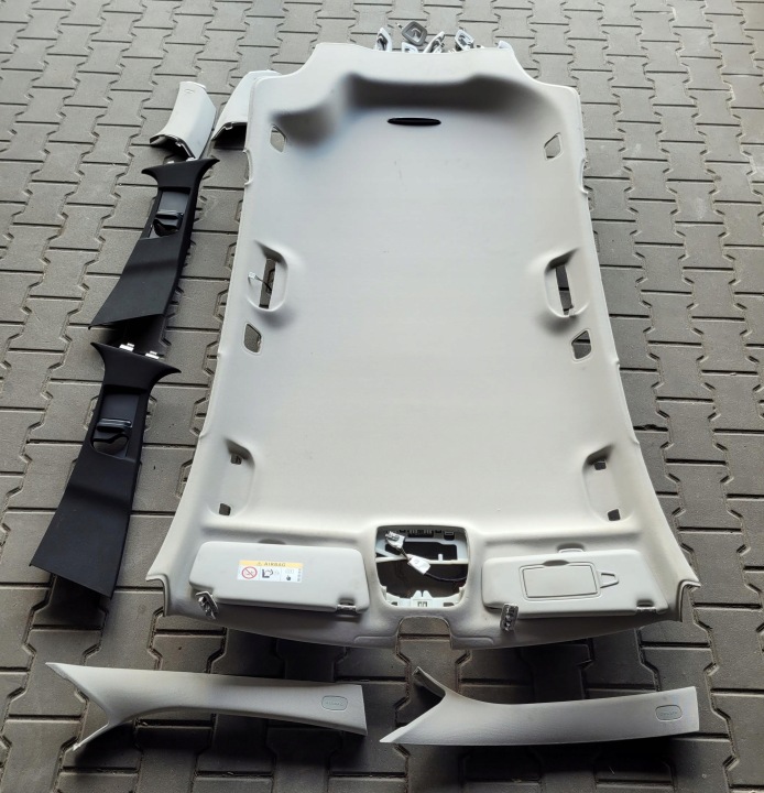 Tapacír strechy Kryt SLUPKA Clony KOMPLET MERCEDES C W205 S205 KOMBI