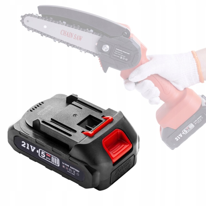 Akumulátor, Baterie Pro Pilu Techrebal P06 Aku 1,5Ah Li-Ion 1500mA 21V