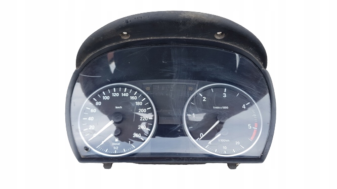 BMW E90 Instruments tachymètre compte tours Horloge montre tableau bord DIESEL EUROPA