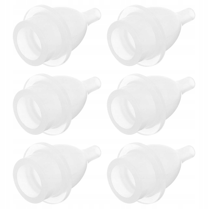 6 шт. Прозорий Силіконовий Nose Присоска Tips для Baby Наносник Care — фото 6