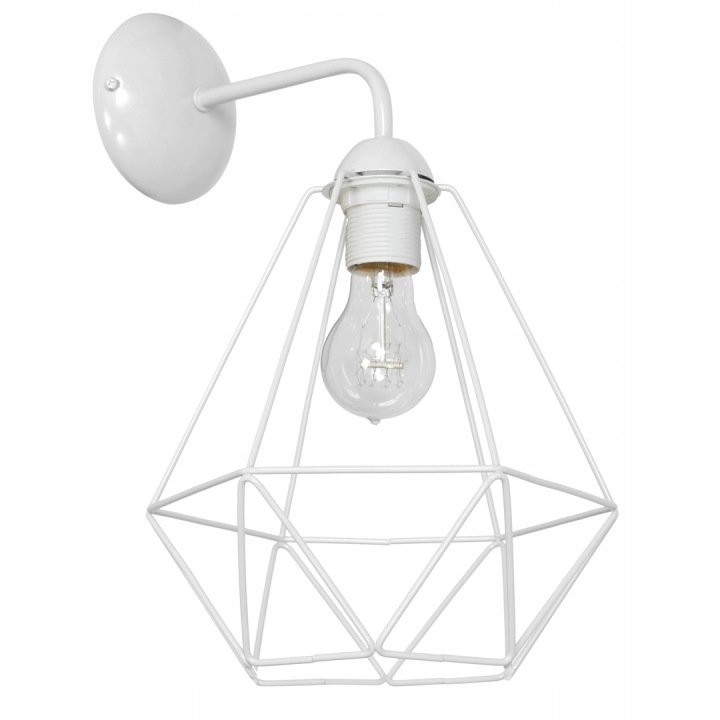 Milagro Basket MLP7211 Nástěnné svítidlo E27 60W bílé kovové