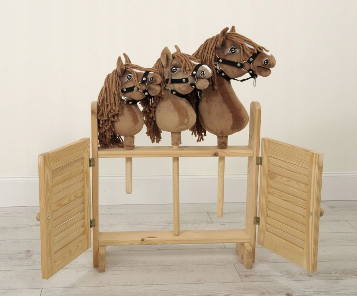 Hobby Horse Маленький кінь на палиці Преміум темно-коричневий темно-гнідий A5 — фото 8