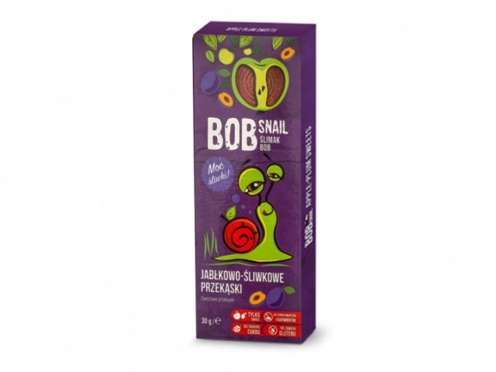 Перекуска Яблуко Слива Без Додавання Цукру 30 г BOB SNAIL — фото 2