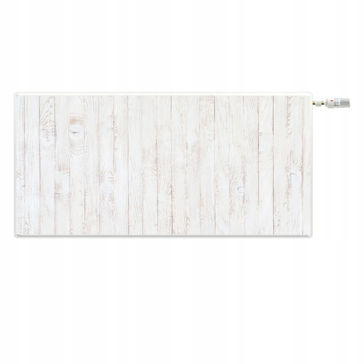 Magnetická krytka radiátoru Bílé Rustikální desky Maskovačka Podložka 60x120