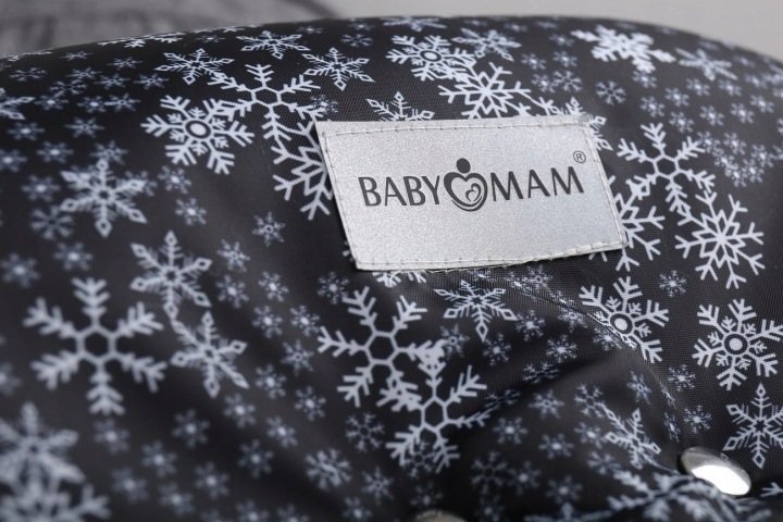 Муфта для візка утеплена рукавиця на санки преміум BABYMAM — фото 6