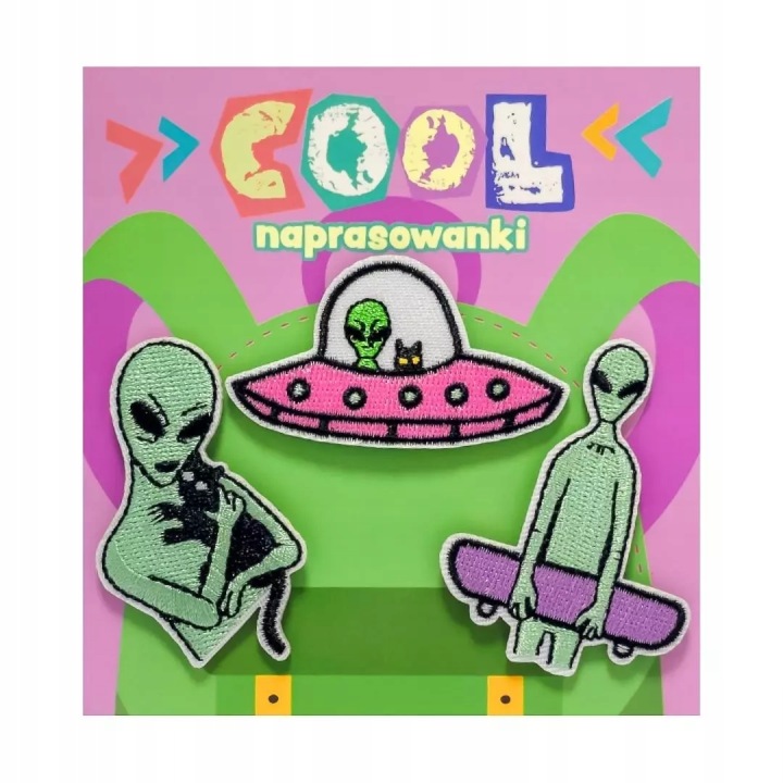 Нашивки/ термоаплікації на рюкзак cool. Ufo