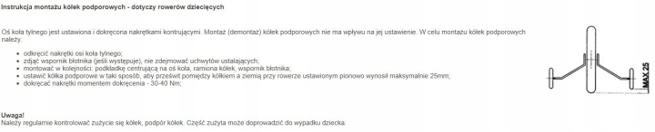 Колеса бічні для велосипеда SPB для колеса 12-20" — фото 3