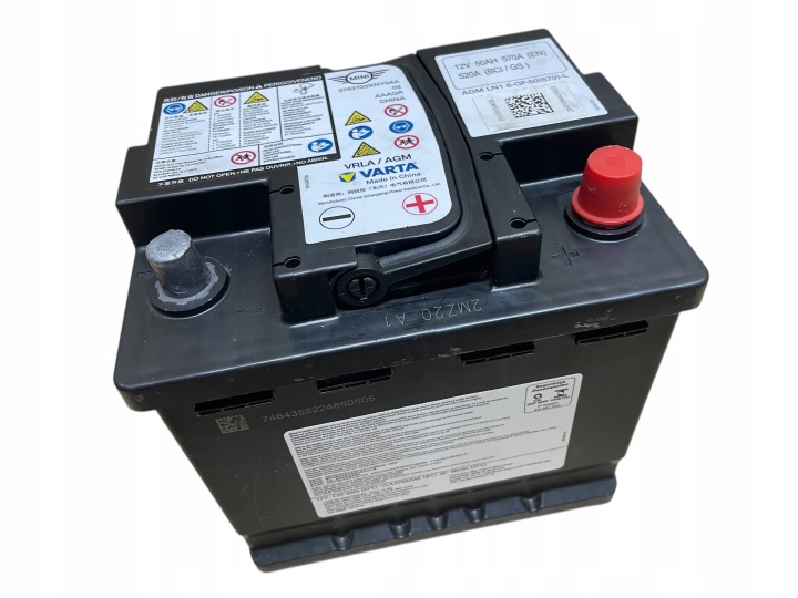 Batterie AGM START-STOP 12V 50AH 570A MINI 2023R Original