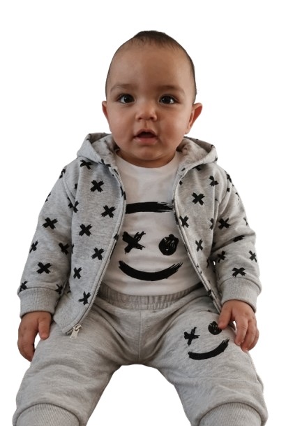 Komplet dres niemowlęcy bluza bluzka spodnie — zdjęcie 2