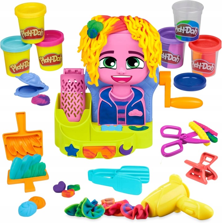Hasbro Тісто для ліплення Play-Doh Стиліст Зачісок Салон Перукарський F8807 (вживаний) — фото 4