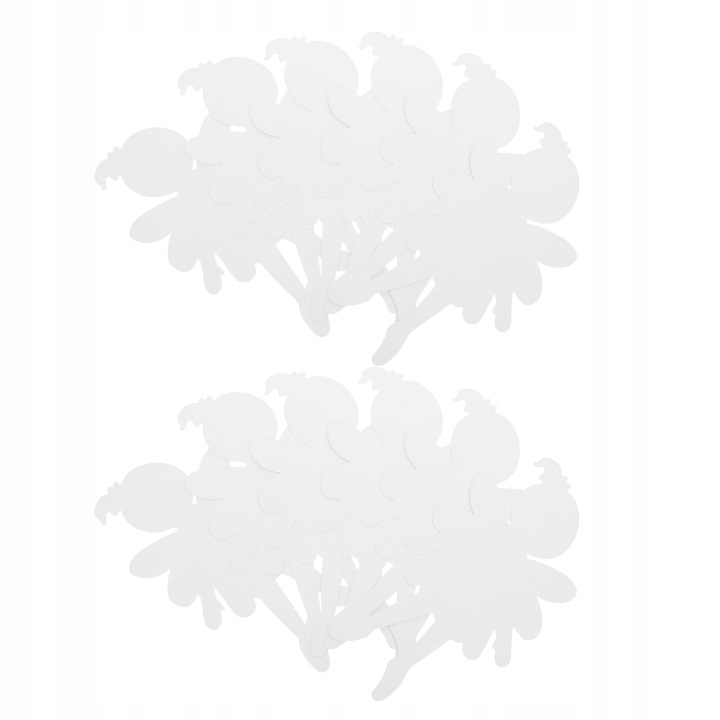 20 шт. Blank Fairy Paper Shapes DIY Для розфарбовування Фігурки для декору — фото 6
