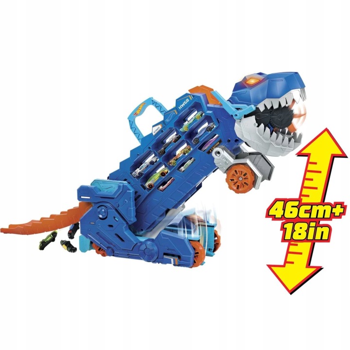 Mattel Hot Wheels City T-Rex Мега Транспортер Набір (HNG50) Уцінка — фото 2