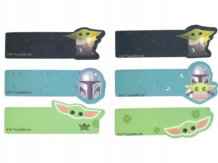 Закладки Індексні 6x30 листочків DISNEY Star Wars The Mandalorian — фото 2
