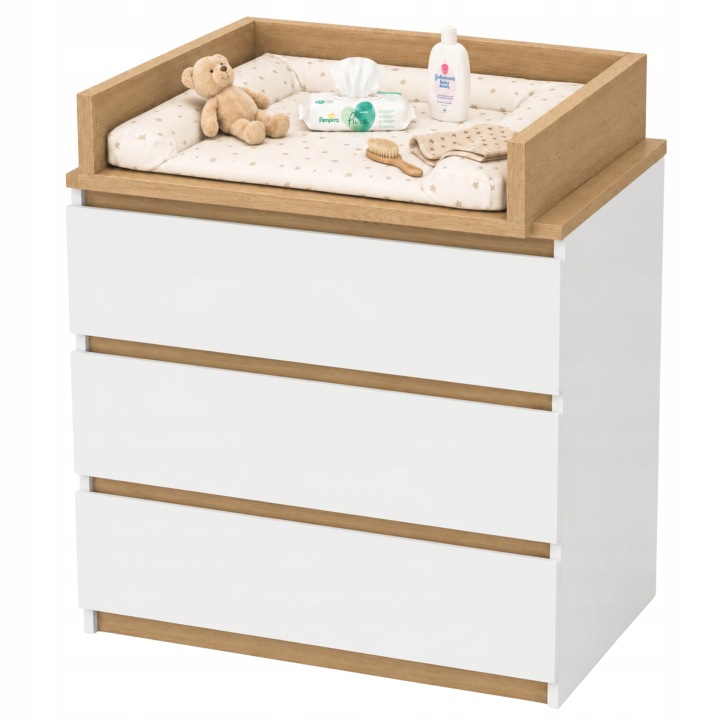 Пеленальник накладка на комод дуб TORRO універсальна 50x70 MALM HEMNES — фото 2
