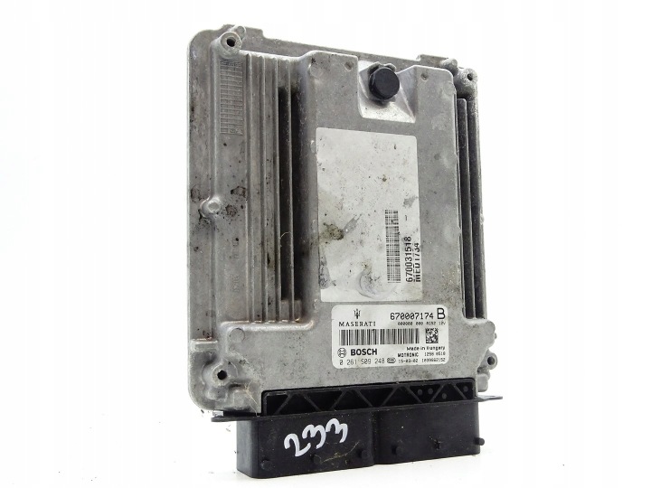Computer Bedienteil DES MOTORS ECU MASERATI GHIBLI III M157 3.0D 670007174B