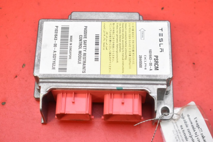 SENSOR modul AIRBAG airbag 1031643-00-A TESLA MODEL S 12-20