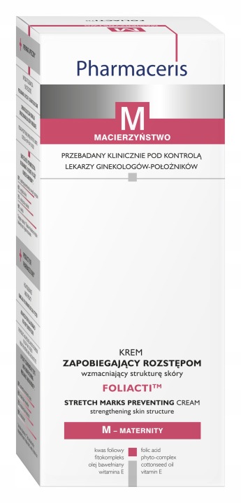 PHARMACERIS M FOLIACTI Крем що запобігає розтяжок зміцнювальний 150 мл — фото 3