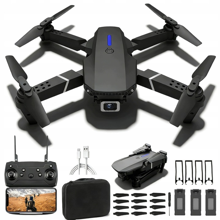 LS-E525 дрон з камерою 4K HD 90° камера 2160*1080 відео з WI-FI