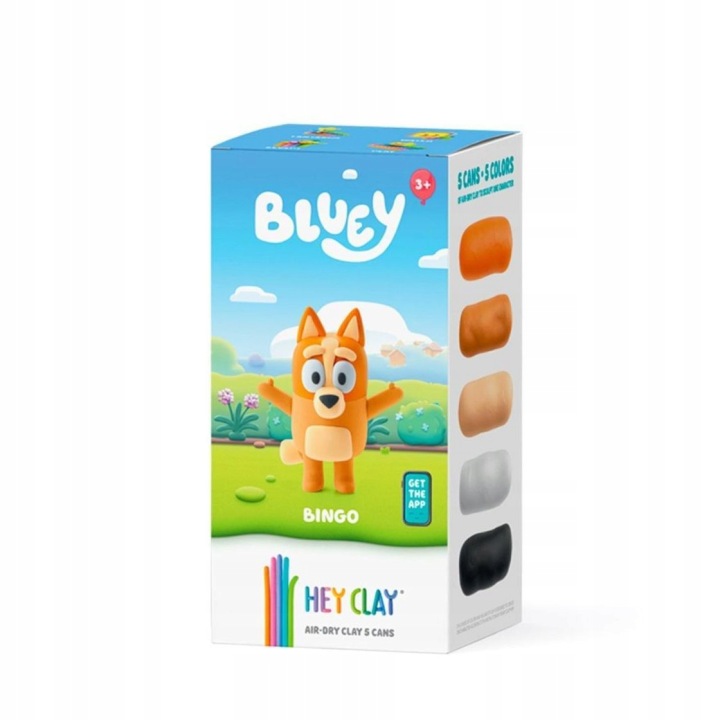 HEY CLAY- фігурка BLUEY BINGO + аксесуарами 5 шт.