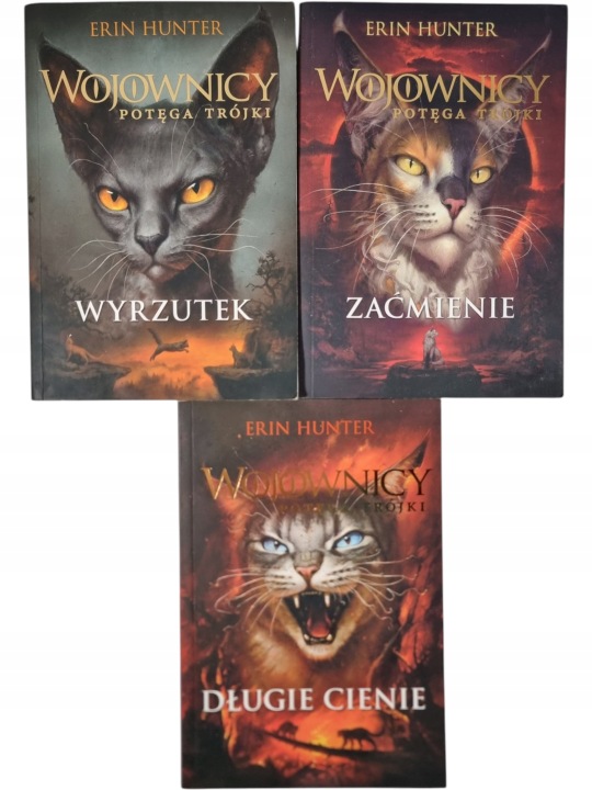 Zdjęcie egzemplarza: Wojownicy / Potęga Trójki Tomy 3-5 / Erin Hunter książki