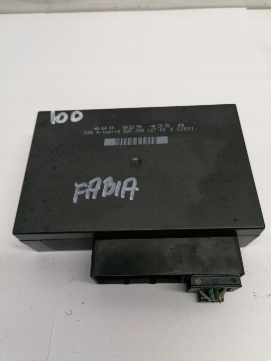 Unité commande confort 6Q0959433A Skoda Fabia et 1.2 B