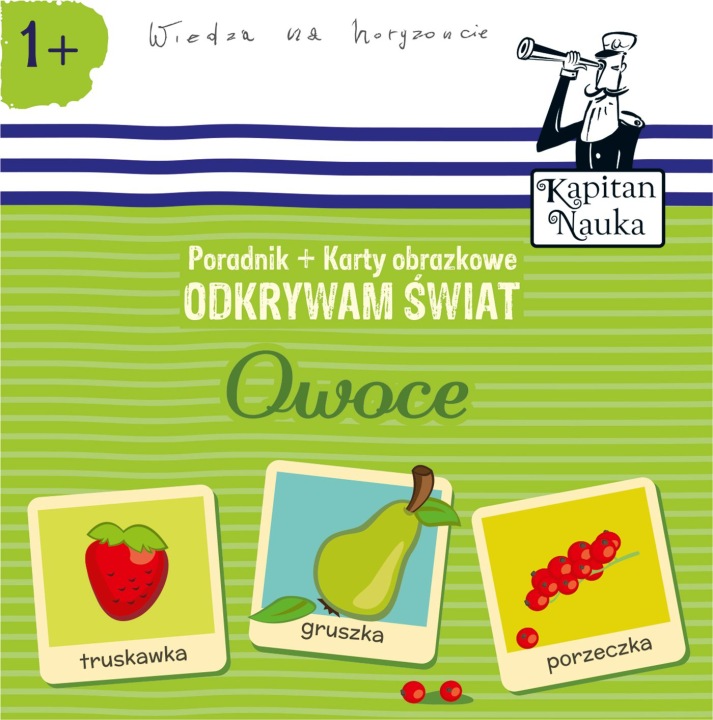 Kapitan Nauka Картки з картинками Фрукти 1+