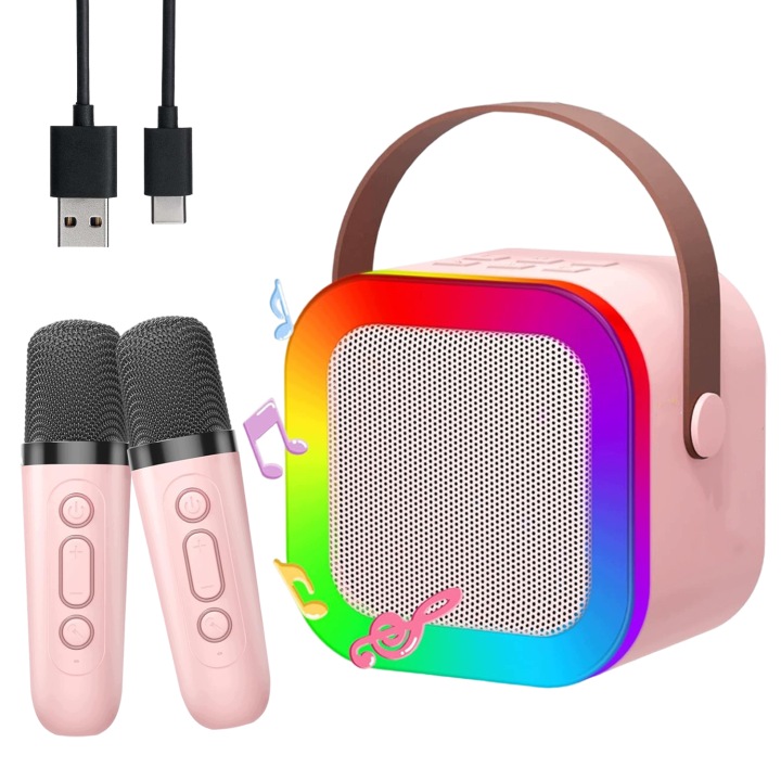 Набір для караоке BLUETOOTH бездротовий мікрофон + колонка для дітей — фото 7