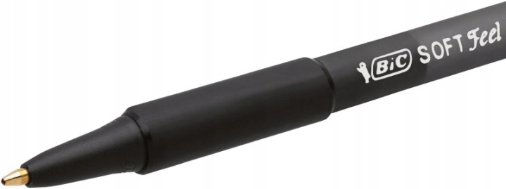 Ручка автоматична BIC SOFT FEEL GRIP MED. 1.0 мм чорний — фото 4