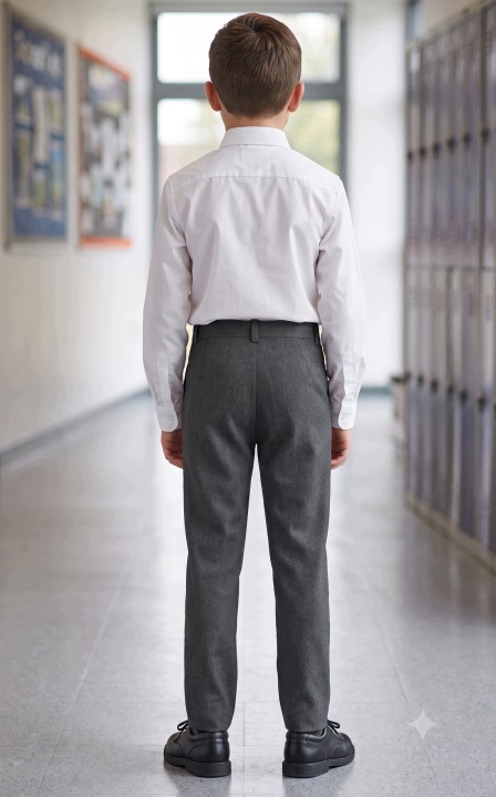 George Елегантні штани хлоп'ячі slim fit графітові 176/179 — фото 2