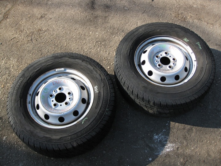 BOXER DUCATO CUSCINETTO TENDICINGHIA Ruota di scorta 225/70/15 ET68 UNIROYAL ALLSEASON MAX. 5mm
