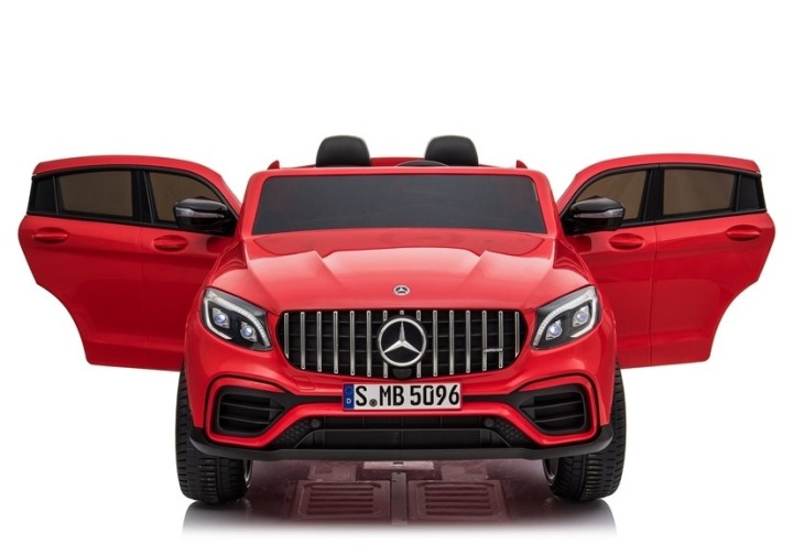 Авто на акумуляторі Mercedes GLC 63S Двомісний Вогні LED MP3 Червоний — фото 7
