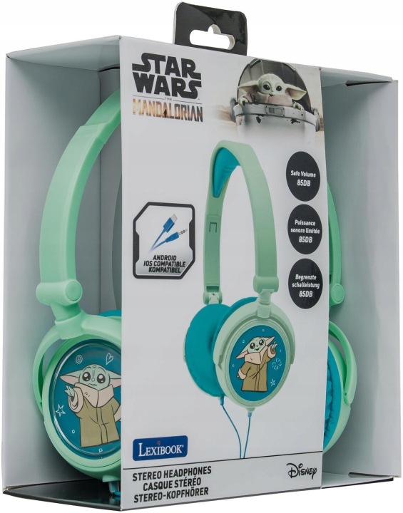 Іграшка навушники накладні LEXIBOOK Star Wars Mandalorian Grogu HP010SW — фото 3