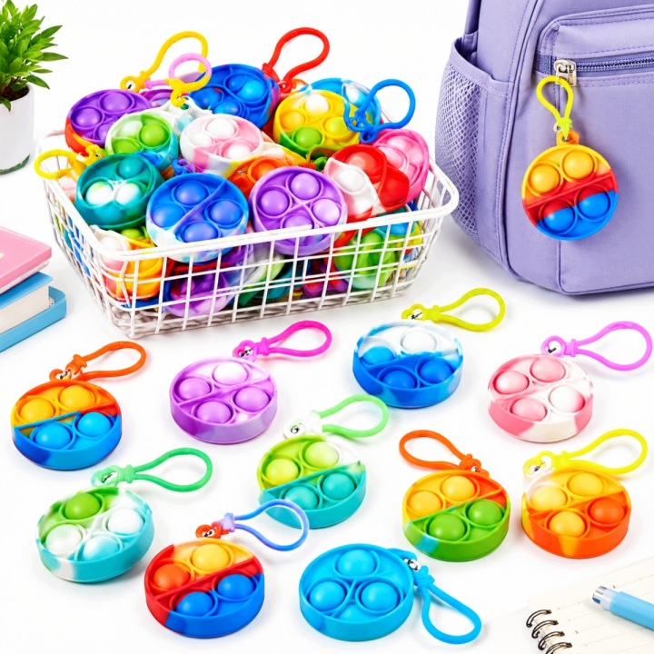 Брелок для ключів PUSH POP IT іграшка антистрес — фото 8