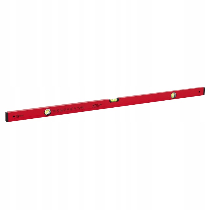 Hliníková vodováha 120 cm 45° červená Stalco Perfect S-65161