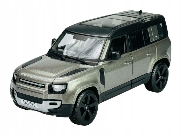 Land rover defender 110 2022 bburago 1:24 сріблястий