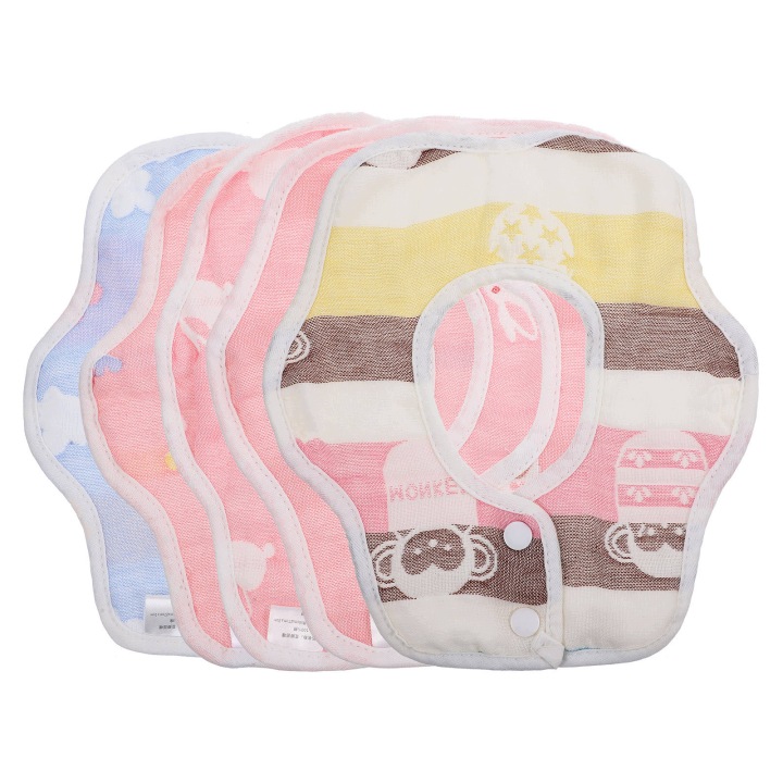 BABY слини TOWELS м'якушки матеріал з хижаки 5 шт.