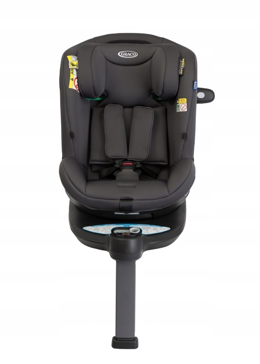 GRACO Крісло Turn2Me Grow R129 Iron до 125 см Поворотний 360 Isofix — фото 3