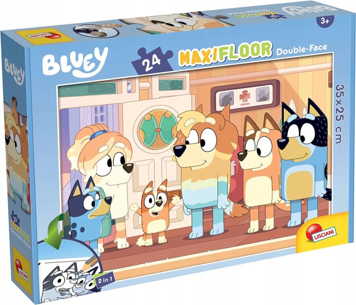 Пазли підлогові двосторонні MAXI 24 BLUEY