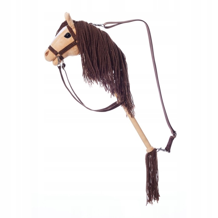 Hobby Horse A4 | Кінь на палиці | Hoppihorse бежевий | + набір аксесуарів — фото 2