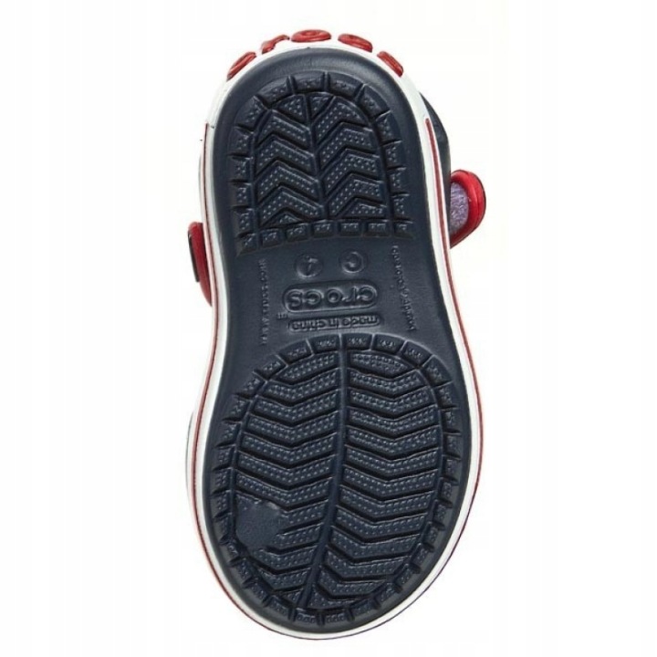 Crocs Crocband Сандалі сандалі дитячі, темно-синій/червоний, EU 33/34, US J2 — фото 6