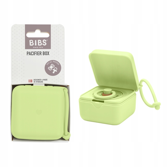 Контейнер на соски для дитини BIBS Без BPA Чохол Коробка BOX Матча