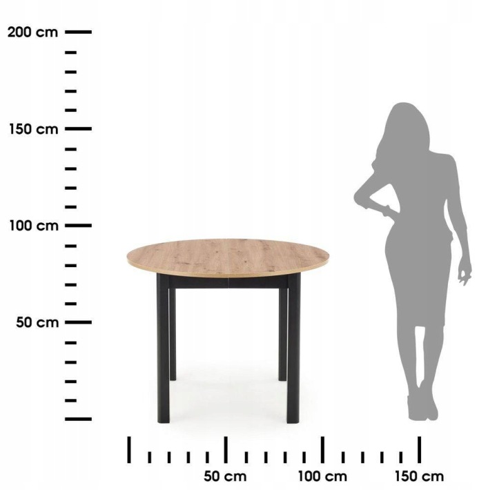 Stół kuchenny rozkładany stolik LOFT dąb artisan Kod producenta V-PL-RINGO-ST-ARTISAN